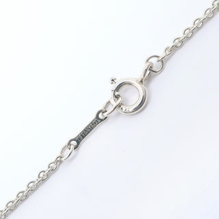 Tiffany & Co. Elsa Peretti Double Loop Pendant Necklace Silver 925