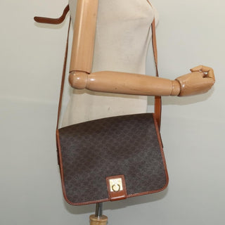 Celine Macadam Shoulder Bag PVC Leather