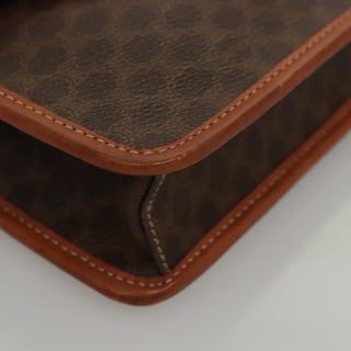 Celine Vintage Macadam Shoulder Bag Canvas