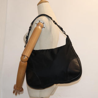 Prada Zip Hobo Tessuto with Leather