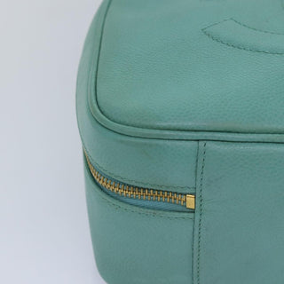 Chanel Vintage Timeless Zip Around Vanity Case Caviar