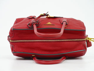 Prada Galleria Double Zip Tote Leather