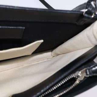 Balenciaga Navy Pochette Canvas and Leather