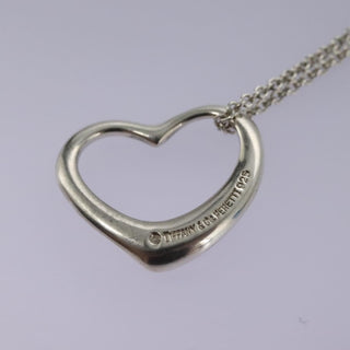 Tiffany & Co. Elsa Peretti Open Heart Pendant Necklace Sterling Silver