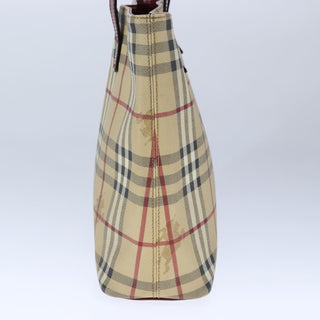 Burberry Top Handle Tote Haymarket Coated Canvas