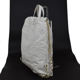 Chanel 22 Chain Backpack Quilted Calfskin