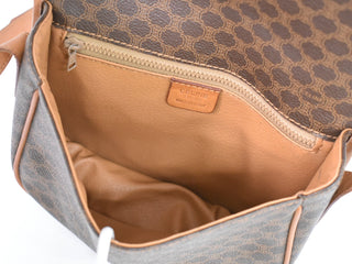 Celine Vintage Macadam Shoulder Bag Canvas