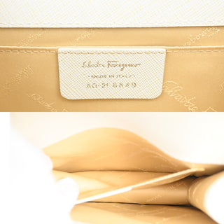 Salvatore Ferragamo Gancini Shoulder Bag Leather