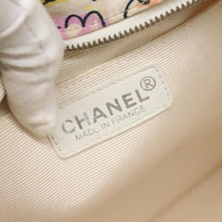 Chanel Vintage Camellia Tote Printed Nylon