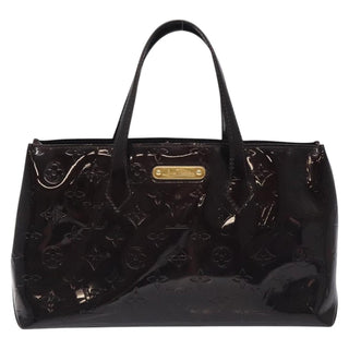 Louis Vuitton Wilshire Handbag Monogram Vernis