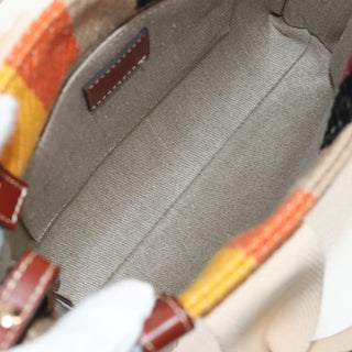 Chloe Woody Tote Canvas with Leather