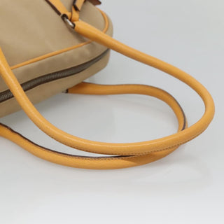 Prada Bauletto Bag Canvas with Leather