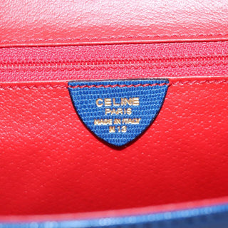 Celine Vintage Circle Logo Crossbody Bag Leather