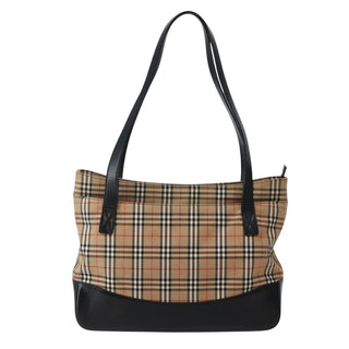 Burberry Nova Check Tote canvas check pattern