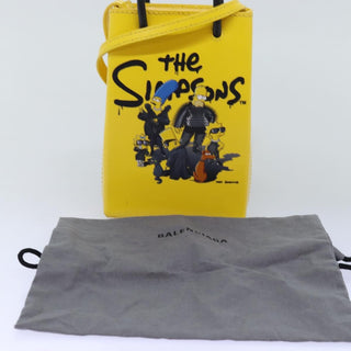 Balenciaga The Simpsons Shopping Tote Printed Leather