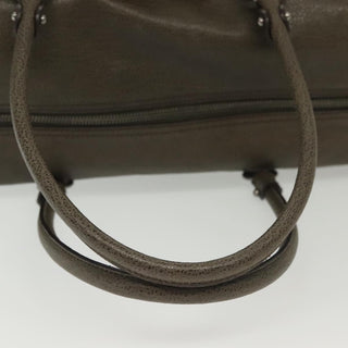Salvatore Ferragamo Gancini Buckle Shoulder Bag Leather