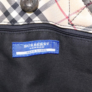 Burberry Nova Check Tote canvas check pattern