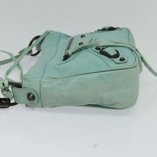 Balenciaga Hip Classic Studs Crossbody Bag Leather