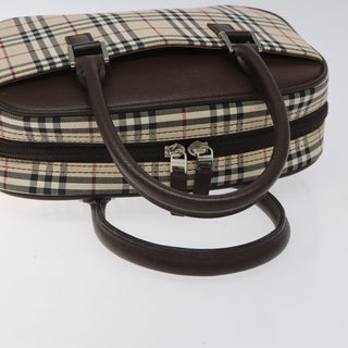 Burberry Nova Check Bowling Bag Canvas