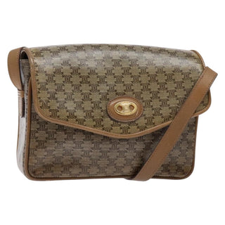 Celine Macadam Shoulder Bag PVC Leather