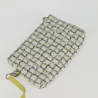 Chanel Logo Eyelets Flap Bag Perforated Calfskin