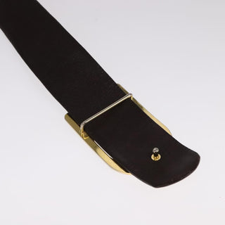 Christian Dior D Buckle Belt Canvas and Leather