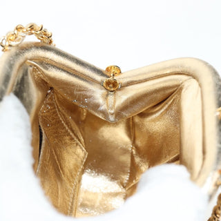 Chanel Vintage Timeless Kisslock Coin Purse Leather