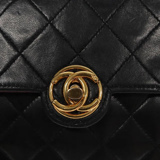 Chanel Vintage CC Chain Flap Bag Quilted Lambskin