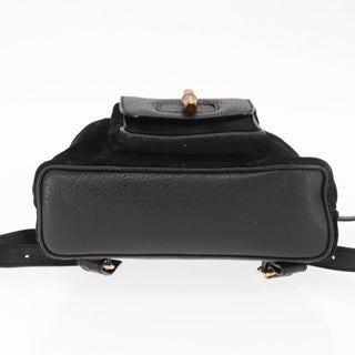 Gucci Vintage Bamboo Backpack Suede