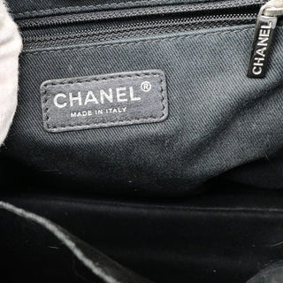 Chanel Deauville NM Chain Handle Tote Mixed Fibers