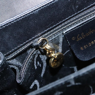 Salvatore Ferragamo Gancini Convertible Top Handle Bag Leather