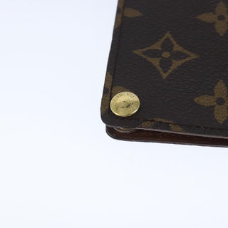 Louis Vuitton Porte Cartes Pression Card Case Monogram Canvas