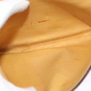 Celine Vintage Macadam Shoulder Bag Canvas and Leather