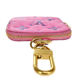 Louis Vuitton Charms Porte Monnaie Wallet PVC Over Printed Silk