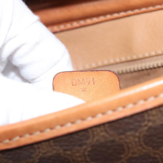 Celine Vintage Macadam Shoulder Bag Canvas