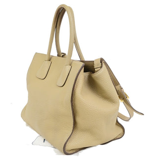 Prada Front Pocket Wing Convertible Tote Vitello Daino