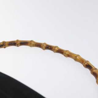 Gucci Vintage Bamboo Shoulder Bag Nylon