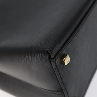 Salvatore Ferragamo Gancini Convertible Top Handle Bag Leather