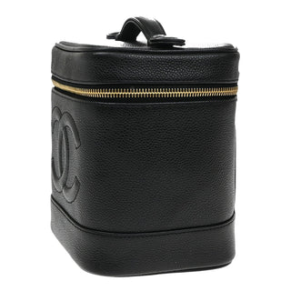 Chanel Vintage Timeless Vanity Case Caviar