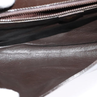 Celine Vintage Circle Logo Crossbody Bag Leather