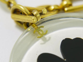 Chanel Trèfle CC Necklace Plastic and Gold plated