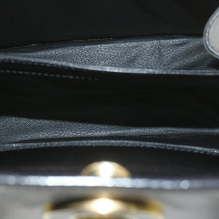 Celine Circle Logo Handbag Leather