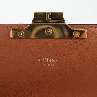 Celine Triomphe East-West Shoulder Bag Triomphe Coated Canvas