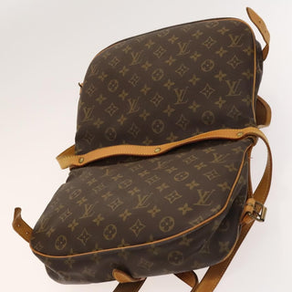 Louis Vuitton Saumur Handbag Monogram Canvas
