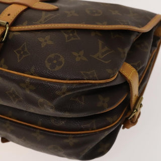 Louis Vuitton Saumur Handbag Monogram Canvas