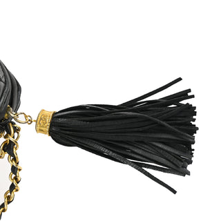 Chanel Vintage Diamond CC Barrel Bag Quilted Leather