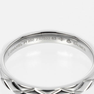 Chanel Matelasse Ring Platinum
