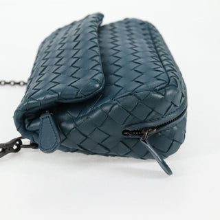 Bottega Veneta Expandable Chain Crossbody Bag Intrecciato Nappa