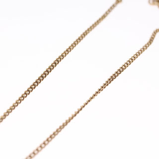 Christian Dior Logo Flower Necklace Metal with Crystals