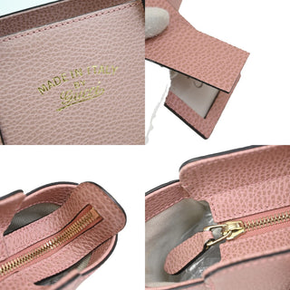 Gucci Swing Crossbody Bag Pebbled Leather